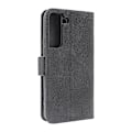 Miniatyrbild 4 av 11: Flower Standcase Wallet Samsung Galaxy S22 5G Blå