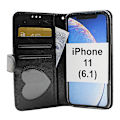 Miniatyrbild 2 av 11: Standcase Glitter Wallet iPhone 11 (6.1) Ljusrosa