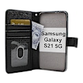 Miniatyrbild 2 av 11: New Standcase Wallet Samsung Galaxy S21 5G (G991B) Svart