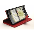 Miniatyrbild 3 av 5: Standcase wallet HTC Desire 610 Röd