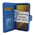 Miniatyrbild 1 av 8: New Standcase Wallet Samsung Galaxy A6+ 2018 (A605FN/DS) Blå