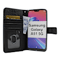 Miniatyrbild 2 av 11: New Standcase Wallet Samsung Galaxy A51 5G (A516B/DS) Svart