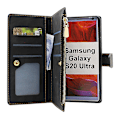 Miniatyrbild 2 av 11: XL Standcase Lyxfodral Samsung Galaxy S20 Ultra (G988B) Marinblå