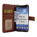 Miniatyrbild 7 av 11: New Standcase Wallet Asus ZenFone 7 Pro (ZS671KS) (Svart) Lila