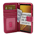 Miniatyrbild 7 av 11: New Standcase Wallet Samsung Galaxy A8 2018 (A530FD) Ljusblå