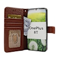 Miniatyrbild 7 av 11: New Standcase Wallet OnePlus 8T (Svart) Brun