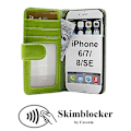 Miniatyrbild 1 av 7: Skimblocker Wallet iPhone SE (2nd Generation) Grön G643