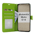 Miniatyrbild 8 av 11: Crazy Horse Motorola Moto E14 Plånboksfodral Hotpink