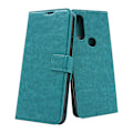 Miniatyrbild 3 av 6: Crazy Horse Wallet Motorola One Vision Turkos