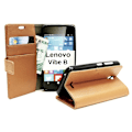 Miniatyrbild 1 av 6: Standcase Wallet Lenovo B / Vibe B Brun J362