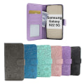 Miniatyrbild 1 av 11: Flower Standcase Wallet Samsung Galaxy S22 5G Grå