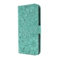 Miniatyrbild 8 av 11: Flower Standcase Wallet Samsung Galaxy S21 FE 5G (SM-G990B) Blå