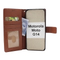 Miniatyrbild 5 av 11: New Standcase Wallet Motorola Moto G14 Svart