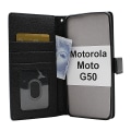 Miniatyrbild 2 av 11: New Standcase Wallet Motorola Moto G50 Ljusblå