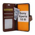 Miniatyrbild 6 av 11: Crazy Horse Wallet Sony Xperia 10 III (XQ-BT52) Röd