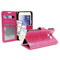 Miniatyrbild 1 av 6: Crazy Horse Wallet Samsung Galaxy J5 2016 (J510F) Hotpink