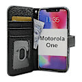 Miniatyrbild 1 av 8: New Standcase Wallet Motorola One Svart