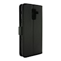 Miniatyrbild 5 av 11: New Standcase Wallet Samsung Galaxy A6+ 2018 (A605FN/DS) Svart