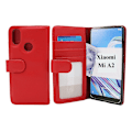 Miniatyrbild 1 av 6: Skimblocker Plånboksfodral Xiaomi Mi A2 Röd