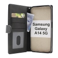 Miniatyrbild 2 av 11: Zipper Standcase Wallet Samsung Galaxy A14 5G Ljusrosa