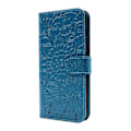 Miniatyrbild 7 av 11: Flower Standcase Wallet Samsung Galaxy S21 FE 5G (SM-G990B) Grå