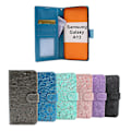 Miniatyrbild 1 av 11: Flower Standcase Wallet Samsung Galaxy A13 (A135F/DS) Lila