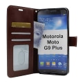 Miniatyrbild 7 av 10: Crazy Horse Wallet Motorola Moto G9 Plus (Svart) Grön
