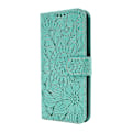 Miniatyrbild 8 av 11: Flower Standcase Wallet Samsung Galaxy S21 FE 5G (SM-G990B) Blå