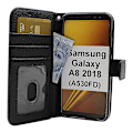 Miniatyrbild 1 av 8: New Standcase Wallet Samsung Galaxy A8 2018 (A530FD) Svart