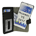 Miniatyrbild 2 av 9: Skimblocker Magnet Wallet Huawei Y6 2017 (MYA-L41) Svart