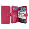 Miniatyrbild 5 av 8: Standcase Wallet  Huawei P Smart 2019 Hotpink
