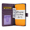 Miniatyrbild 10 av 11: New Standcase Wallet iPhone 13 Pro (6.1) Ljusblå
