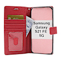 Miniatyrbild 10 av 11: New Standcase Wallet Samsung Galaxy S21 FE 5G (SM-G990B) Lila
