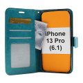 Miniatyrbild 11 av 11: Crazy Horse Wallet iPhone 13 Pro (6.1) Grön