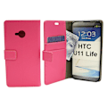 Miniatyrbild 1 av 6: Standcase Wallet HTC U11 Life Hotpink