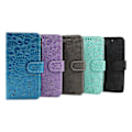 Miniatyrbild 11 av 11: Flower Standcase Wallet iPhone 12 / 12 Pro (6.1) Blå