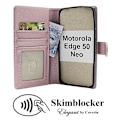 Miniatyrbild 7 av 11: Skimblocker Motorola Edge 50 Neo Plånboksfodral Brun