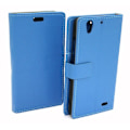 Miniatyrbild 1 av 5: Standcase wallet Huawei Ascend G630 Blå