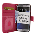 Miniatyrbild 1 av 7: Standcase Wallet Samsung Galaxy S7 Edge (G935F) Hotpink