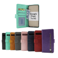 Miniatyrbild 1 av 11: Zipper Standcase Wallet Google Pixel 7a 5G Grå