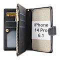 Miniatyrbild 2 av 11: XL Standcase Lyxfodral iPhone 14 Pro (6.1) Svart