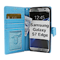 Miniatyrbild 1 av 8: Standcase Wallet Samsung Galaxy S7 Edge (G935F) Ljusblå