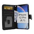 Miniatyrbild 2 av 10: New Standcase Wallet iPhone 12 Pro (6.1) (Svart) Lila