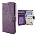 Miniatyrbild 2 av 8: New Standcase Wallet Samsung Galaxy S6 (SM-G920F) Lila