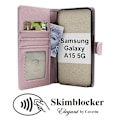 Miniatyrbild 7 av 11: Skimblocker Plånboksfodral Samsung Galaxy A15 5G Glitter Pink