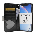 Miniatyrbild 2 av 11: Standcase Glitter Wallet iPhone 11 (6.1) Svart