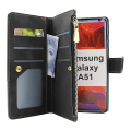 Miniatyrbild 2 av 11: XL Standcase Lyxfodral Samsung Galaxy A51 (A515F/DS) Vinröd