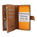 Miniatyrbild 1 av 9: XL Standcase Lyxfodral Samsung Galaxy A32 4G (SM-A325F)