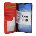 Miniatyrbild 5 av 7: Skimblocker Plånboksfodral Doro 8050 Röd