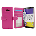Miniatyrbild 1 av 5: Skimblocker Plånboksfodral Samsung Galaxy J4 Plus (J415FN) Hotpink